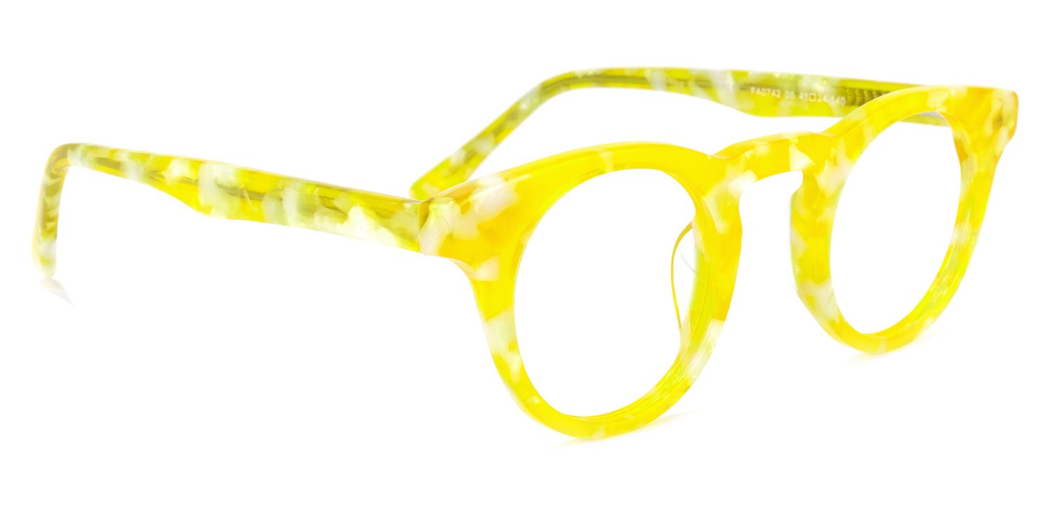 Round Light Tortoise Glasses2