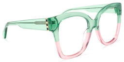 Tyson Square Green-Pink Glasses2