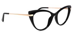Ramos Cateye Black Glasses2