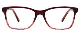 Cecilia Floral Rectangle Glasses6