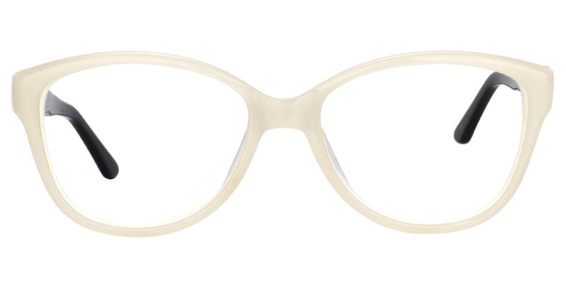 Oval Beige Glasses0
