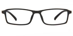 Jasper Rectangle Black Glasses0