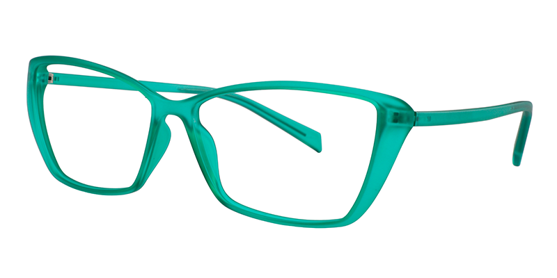 Rectangle Green Glasses2