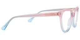 Palos Cateye Pink-Blue Glasses3