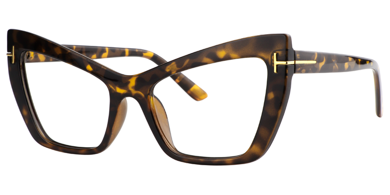 Cateye Gold-Tortoise Glasses | Zeelool Eyeglasses Online2