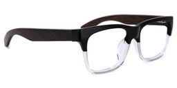 Atherbest Square Black-Clear Glasses2
