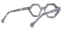 Barreto Geometric Gray Glasses4