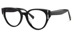 Carroll Oval Black Glasses3