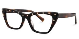 Casey Cat eye Tortoise Glasses2