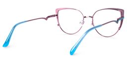 Garner Cateye Purple Glasses4