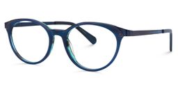 Casper Oval Dark Blue Glasses3