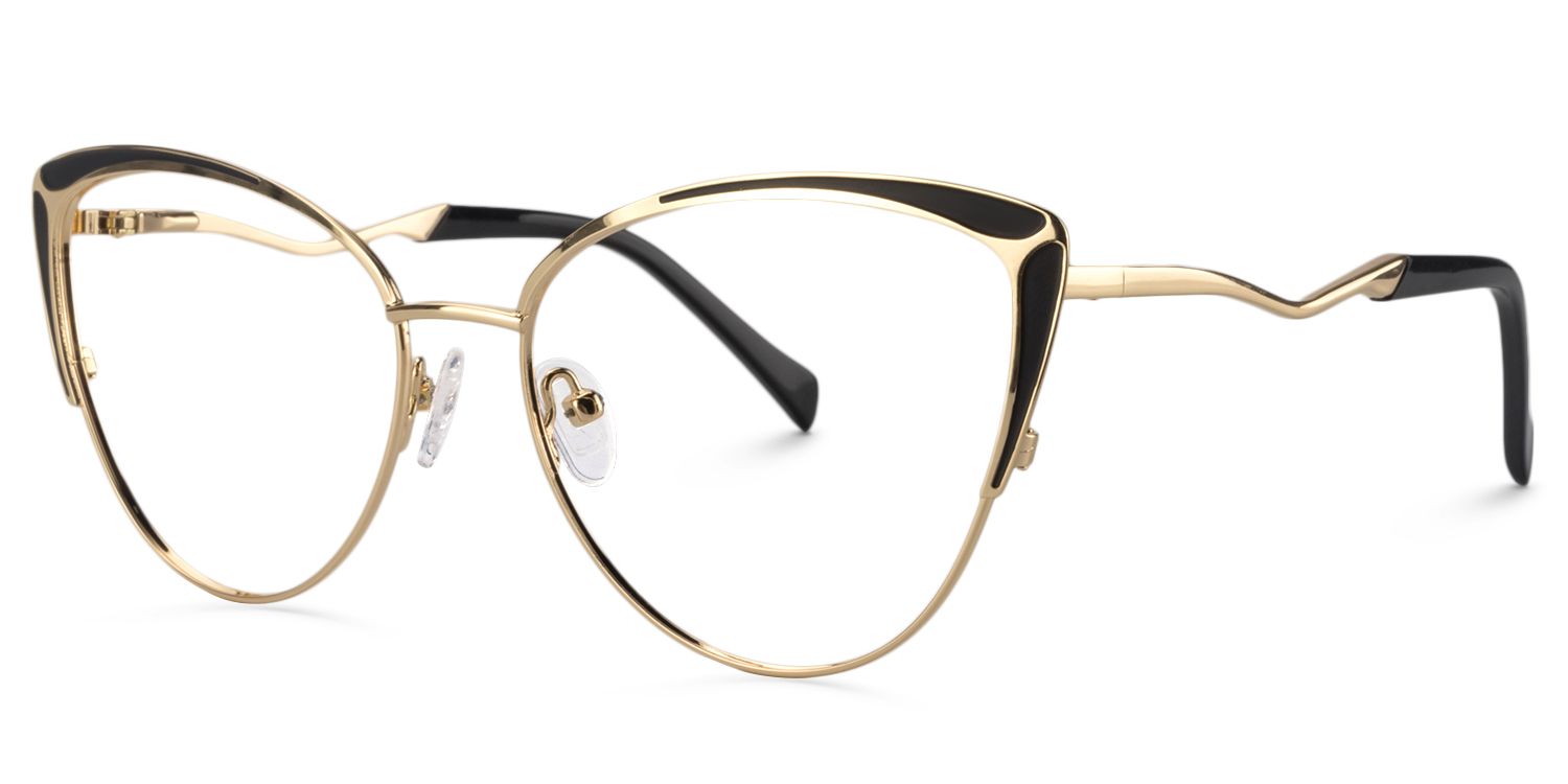 Cat Eye Black Glasses | Zeelool Glasses3