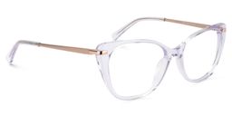 Chanda Cat Eye Clear Glasses3