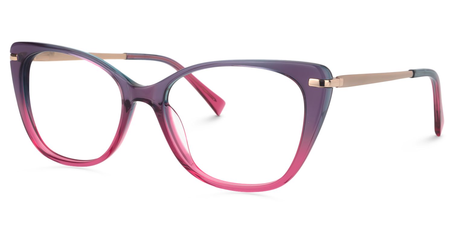 Cat Eye Red Glasses | Zeelool Glasses2