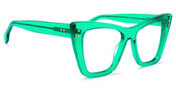Kovacina Cateye Green Glasses2