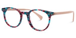 Chancella Round Floral Glasses3