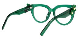 Miguel Cateye Dark-Green Glasses3