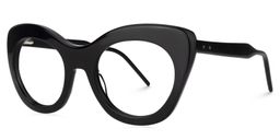 Maria Cat-eye Black Glasses2