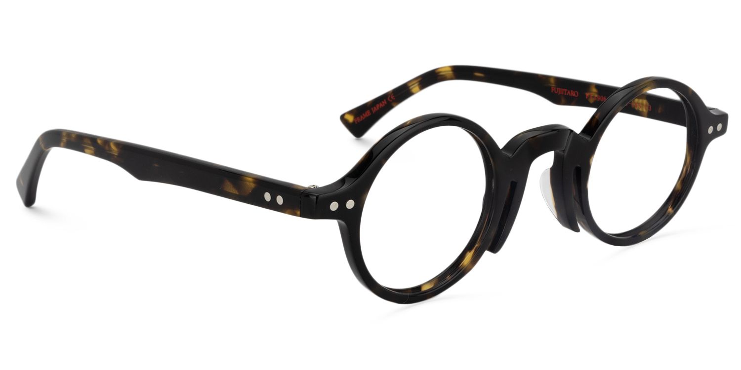 Round Yellow-Tortoise Glasses | Zeelool Glasses3