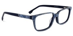 Charla Rectangle Blue Glasses2