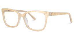 Chauncey Rectangle Beige Glasses2