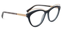Chava Cat Eye Dark Blue Glasses3