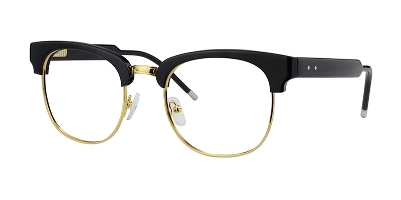 Browline Black Glasses | Zeelool Eyeglass Frames2