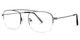 Chase Rectangle Silver Glasses3