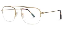 Chase Rectangle Gold Glasses2