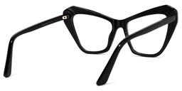 Benita Cateye Black Glasses3