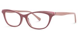 Chet Cat Eye Amaranth Glasses2