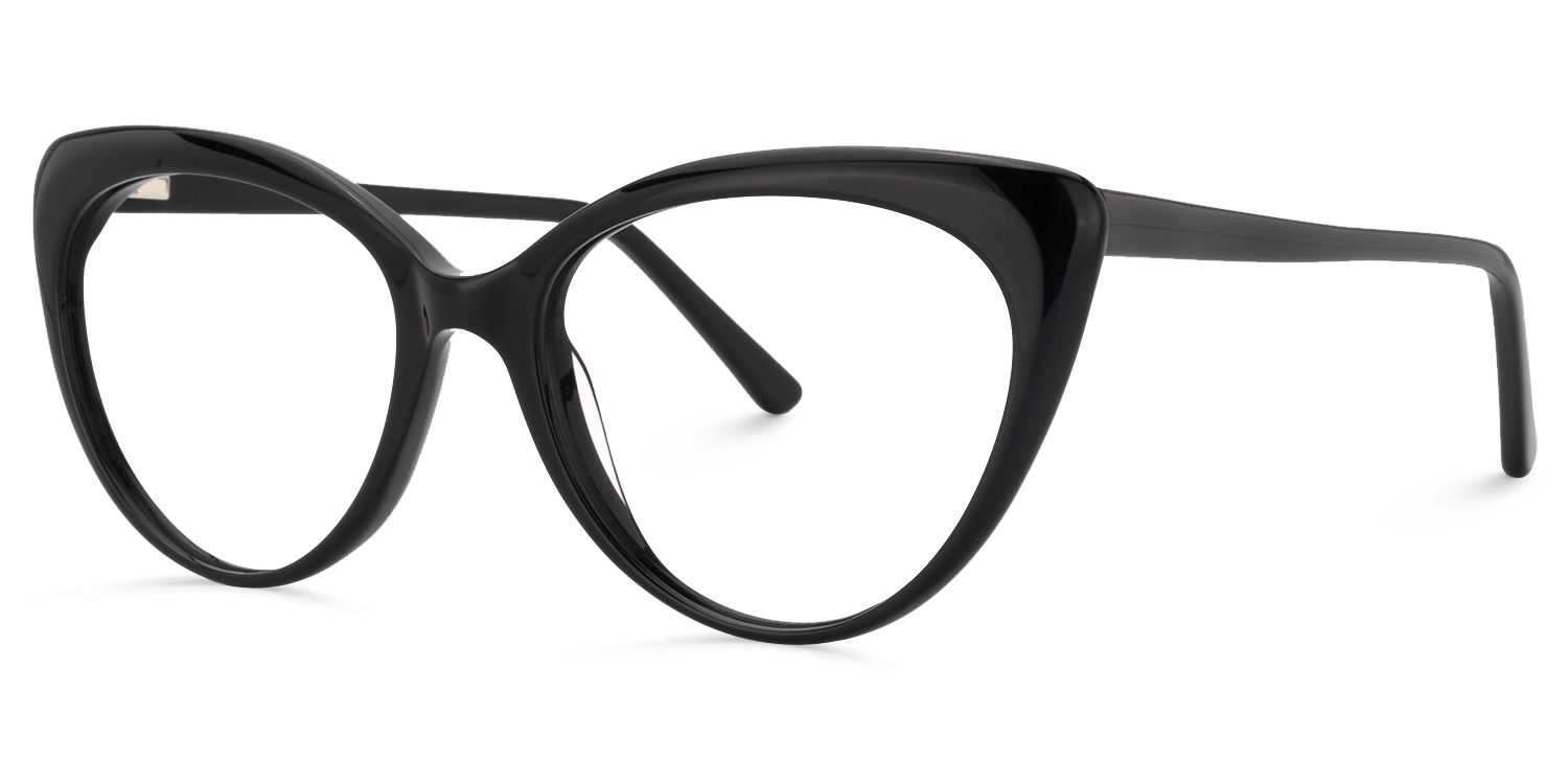 Cat Eye Black Glasses | Zeelool Glasses2