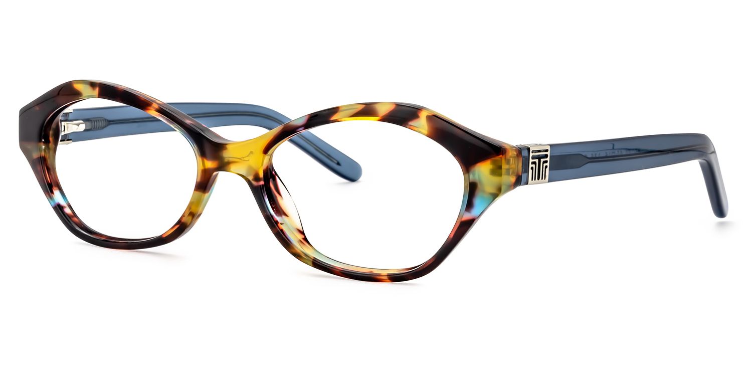 Cat Eye Yellow Tortoise Glasses | Zeelool Glasses3