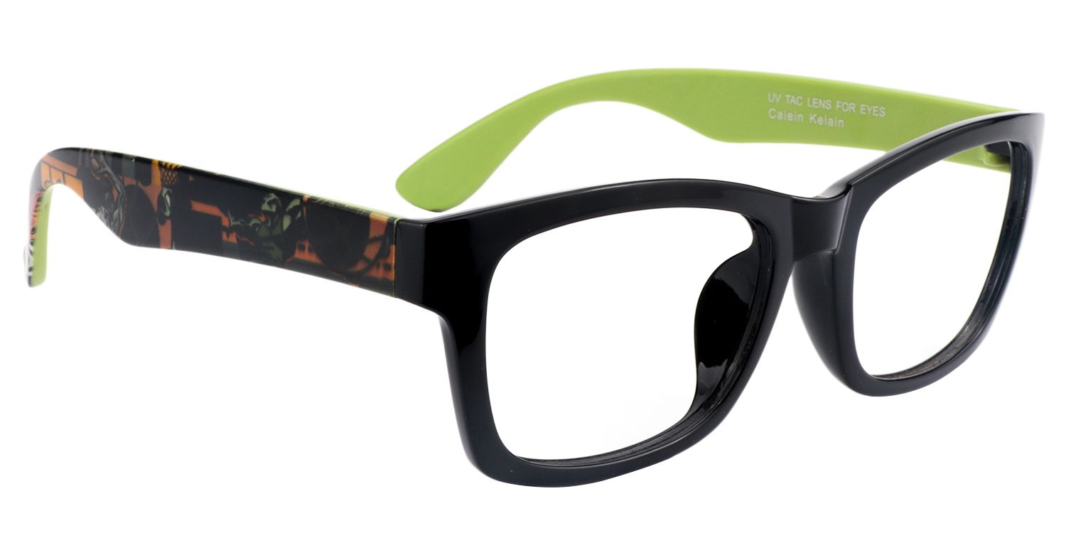 Rectangle Green Glasses | Zeelool Glasses2