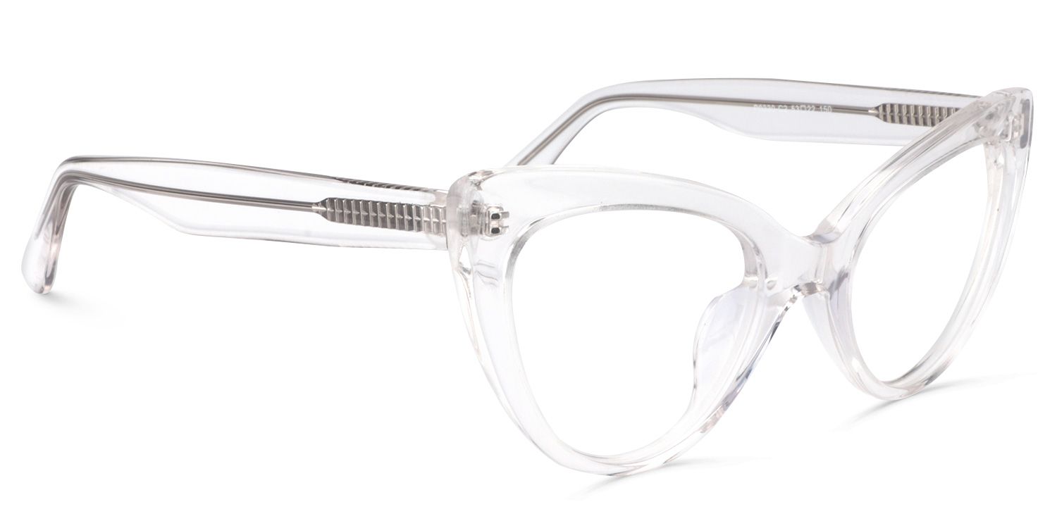 Cat Eye Clear Glasses | Zeelool Glasses2