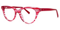 Fuentes Cateye Red Glasses1