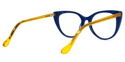 Cadieux Cateye Dark-Blue Glasses3