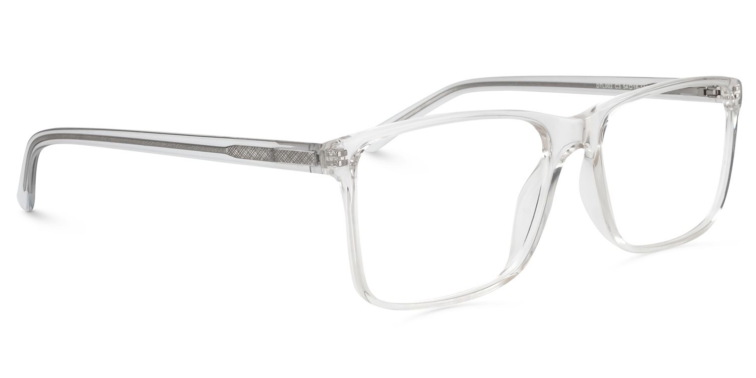 Rectangle Clear Glasses | Zeelool Glasses2