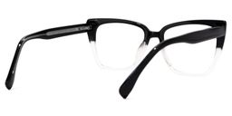 Baskin Square Black-Clear Glasses3
