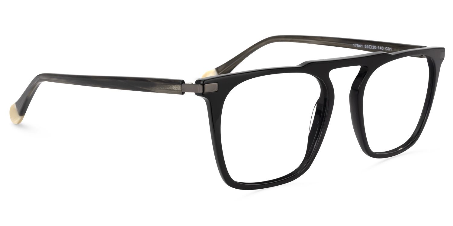 Square Black Glasses | Zeelool Glasses1