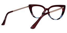 Mendoza Cateye Red Glasses3