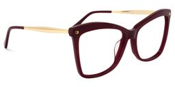 Isaebella Butterfly Dark-Red Glasses2