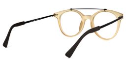 Luisa Round Beige Glasses3