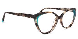 Eugenia Cateye Light Tortoise Glasses2