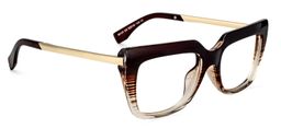 Oakes Rectangle Brown Glasses2