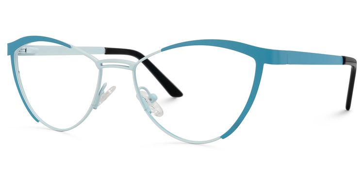 Sydney Cat Eye Blue Glasses