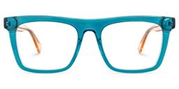 Stafford Square Blue Glasses0
