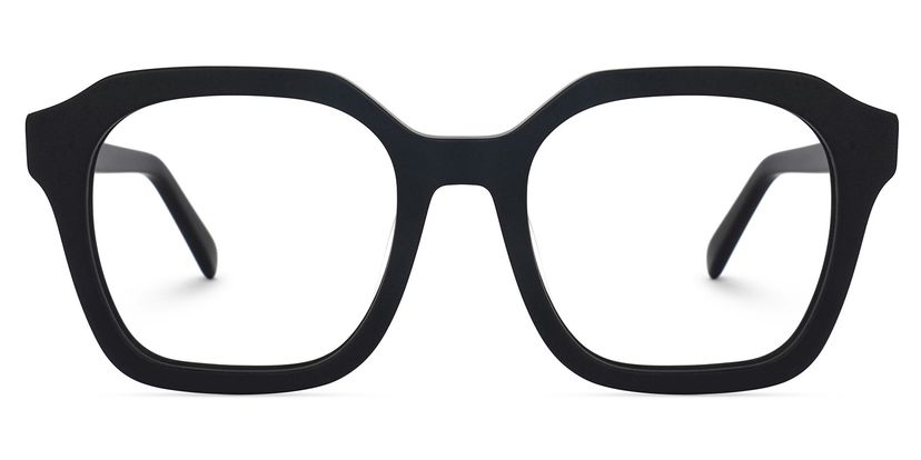 Crittenden Square Black Glasses