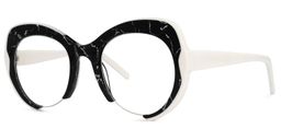 Theresa Geometric Black Glasses1