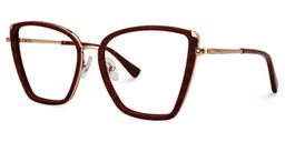 Nilsa Cateye Red Glasses1